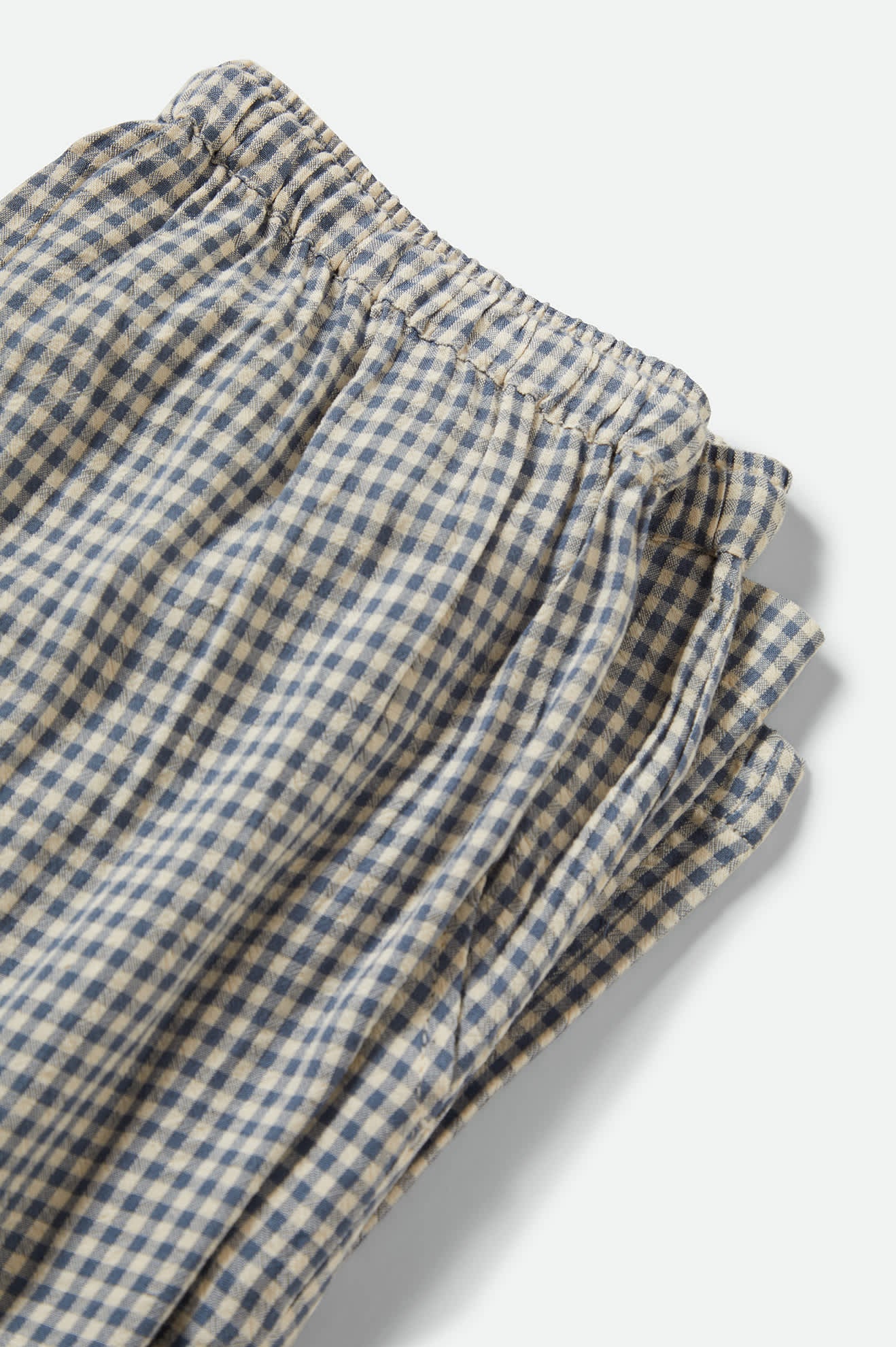 Hudson Lounge Pant - Azure Blue Gingham - Image 9
