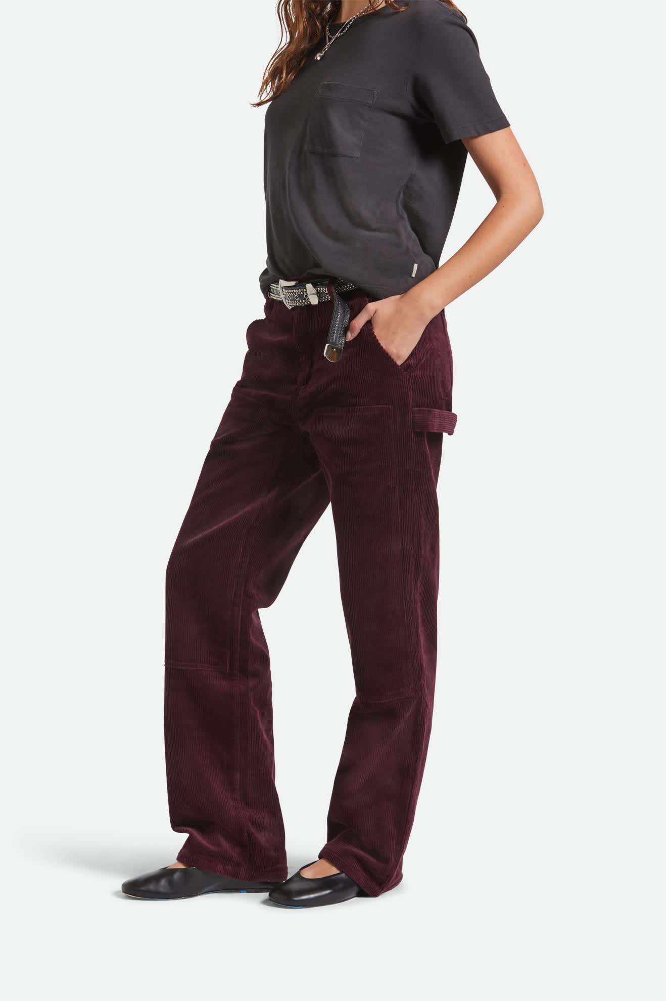 Essex Patched Painter Pant - Port - Image 7